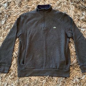 Lacoste Quarter Zip Men’s Sweater XL